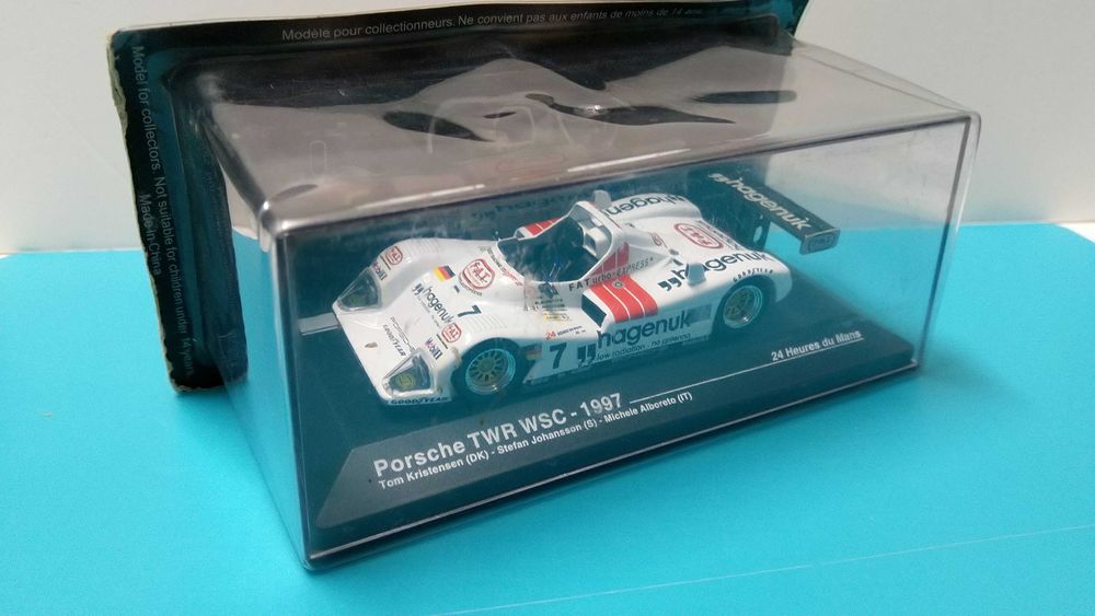 Porsche TWR WSC #7: Vencedor 24h Le Mans 1997 - Miniatura escala 1/43