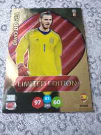 Karta limited edition world cup Russia 2018 Panini De Gea Hiszpania