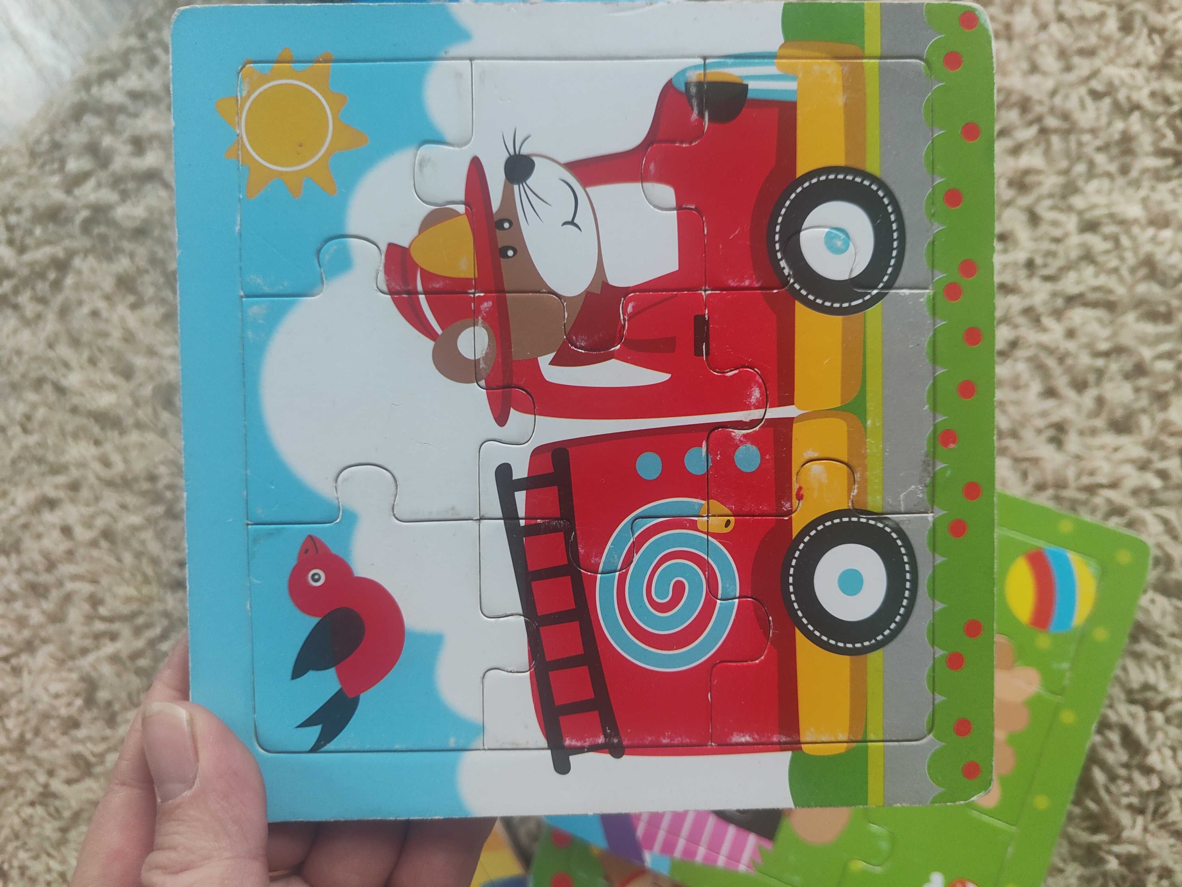 Puzzle w ramce kolorowe