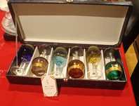 Conjunto de Copos de Cristal Italiano