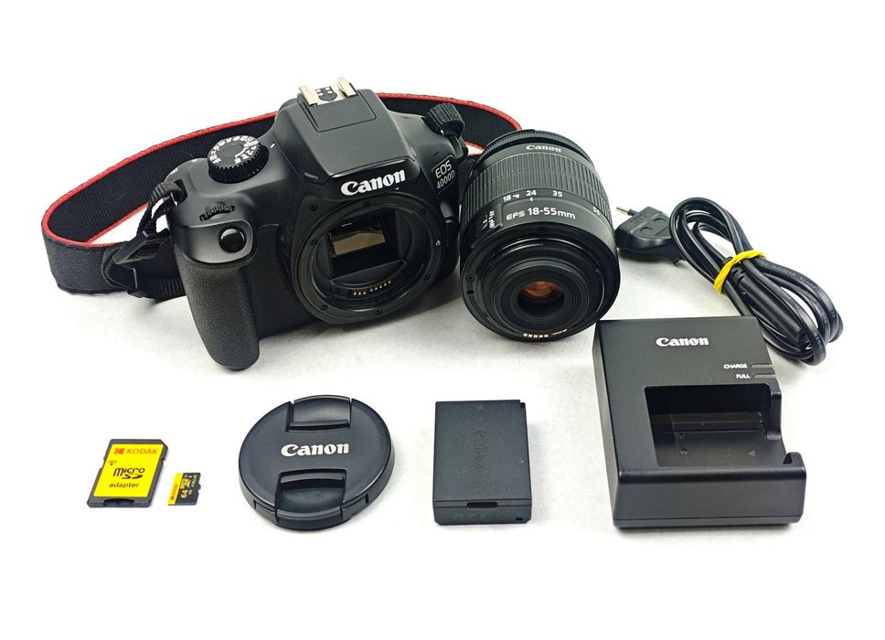 Дзеркальний фотоапарат Canon 4000D 18-55mm 64Gb (Wi-Fi / Пробіг 9124)