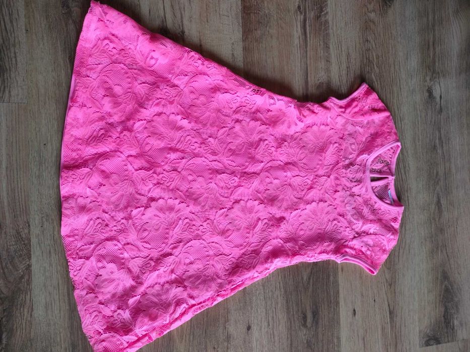 Koronkowa sukienka dziewc Pepco 128 cm