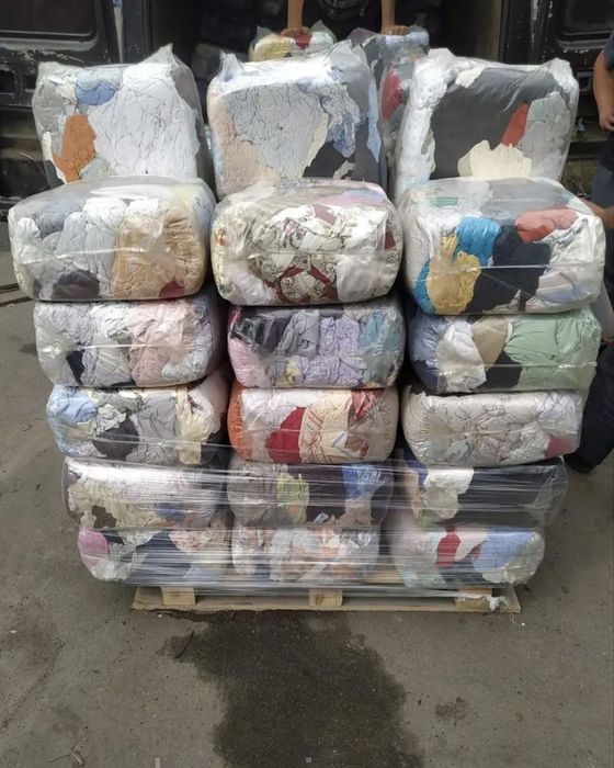 Ветош ХБ ганчірʼя тряпки для СТО  10 кг мішок