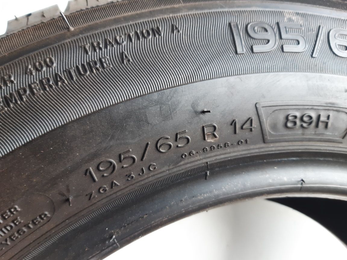 Opony letnie 195/65R14 Michelin 7mm montaż w cenie