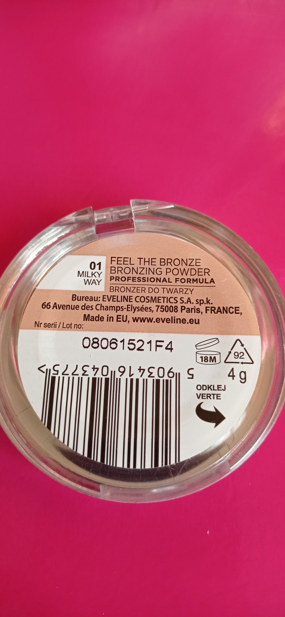 Bronzer Eveline milky way 01