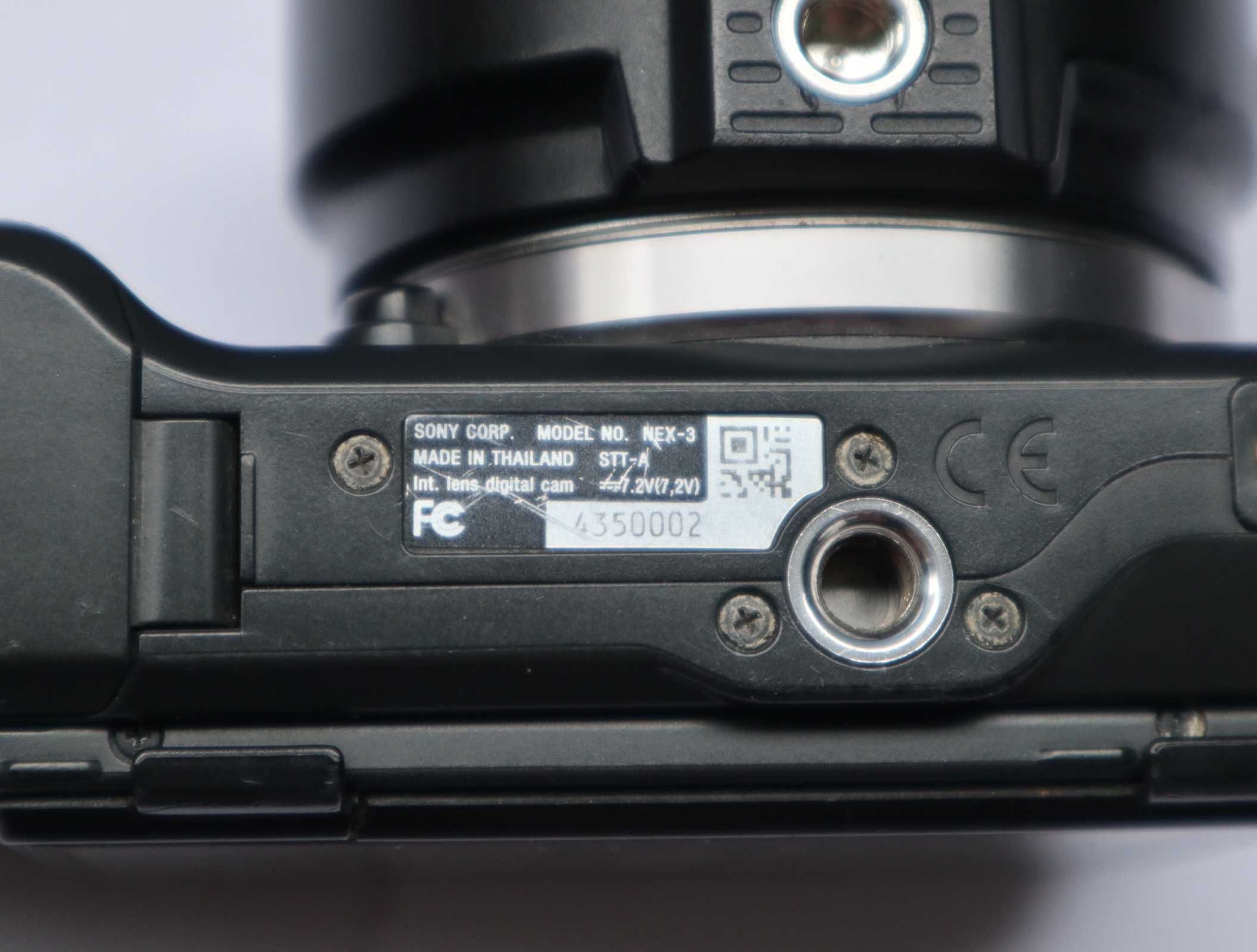 Aparat SONY NEX 3 + adapter bagnetowy FOTGA do CANON EF/EFS autofocus