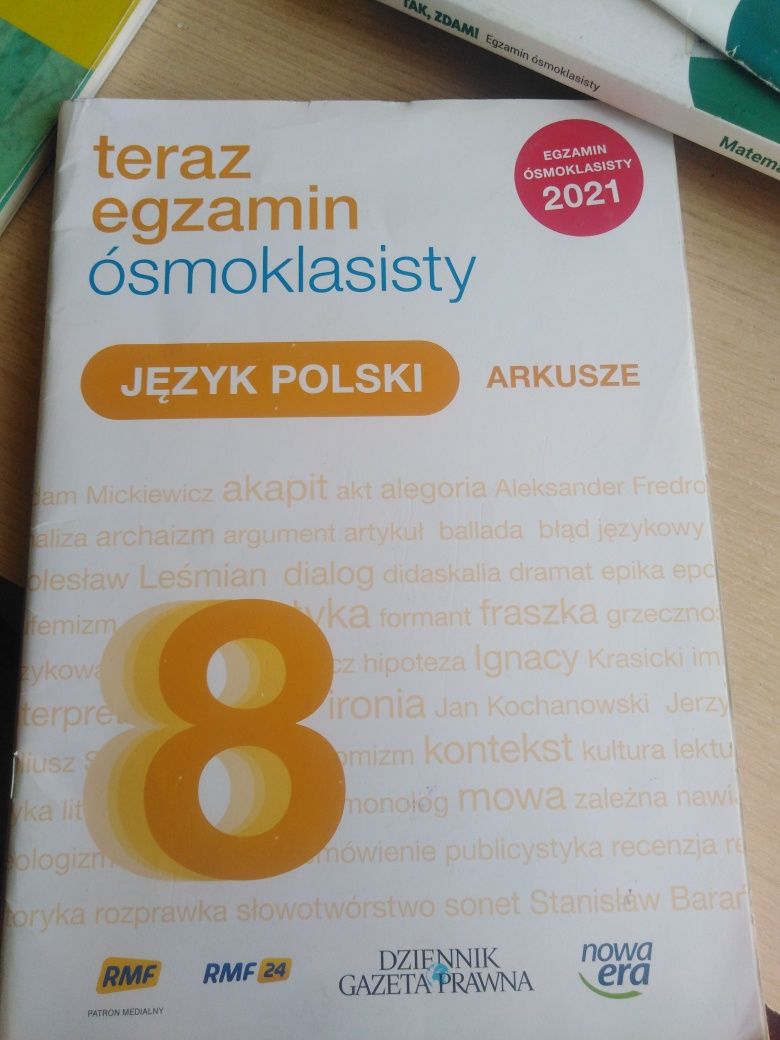 Zestaw książek klasa 8