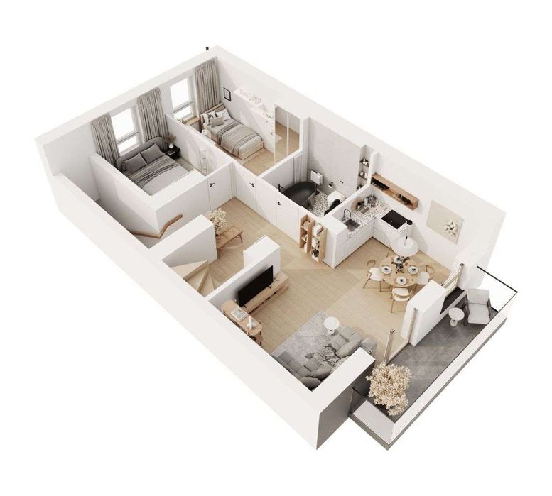 Piękne mieszkanie z ogrodem B5M2