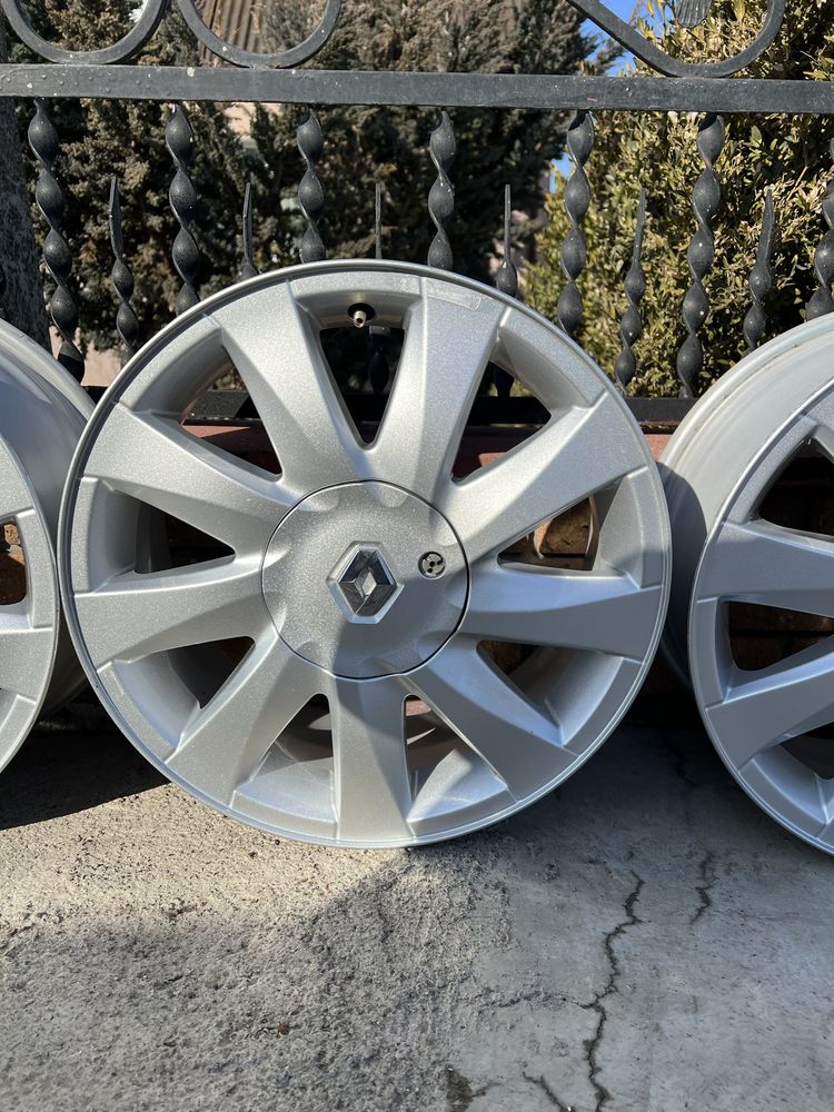 Диски легкосплавні 4x100 r16 renault megan2, logan, scenik original