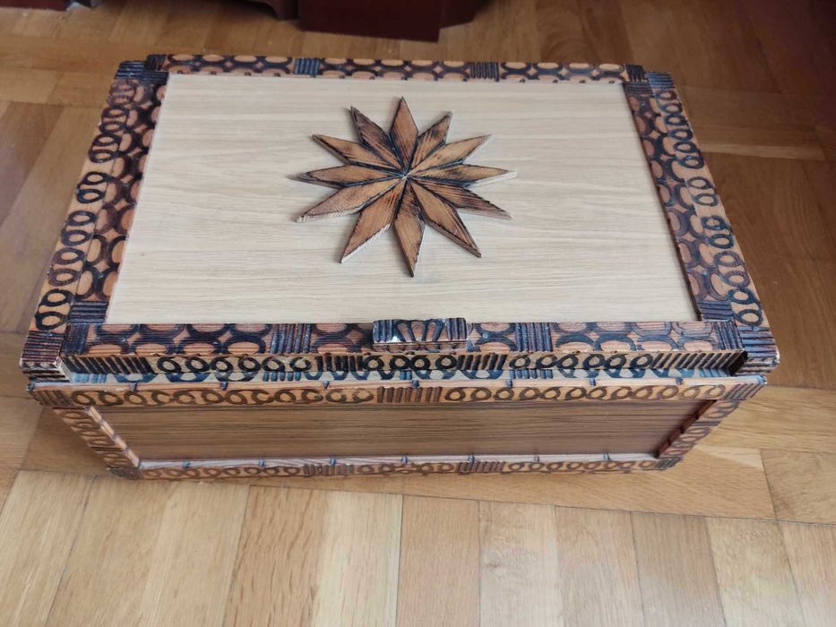 skrzynia kufer szkatułka rękodzieło