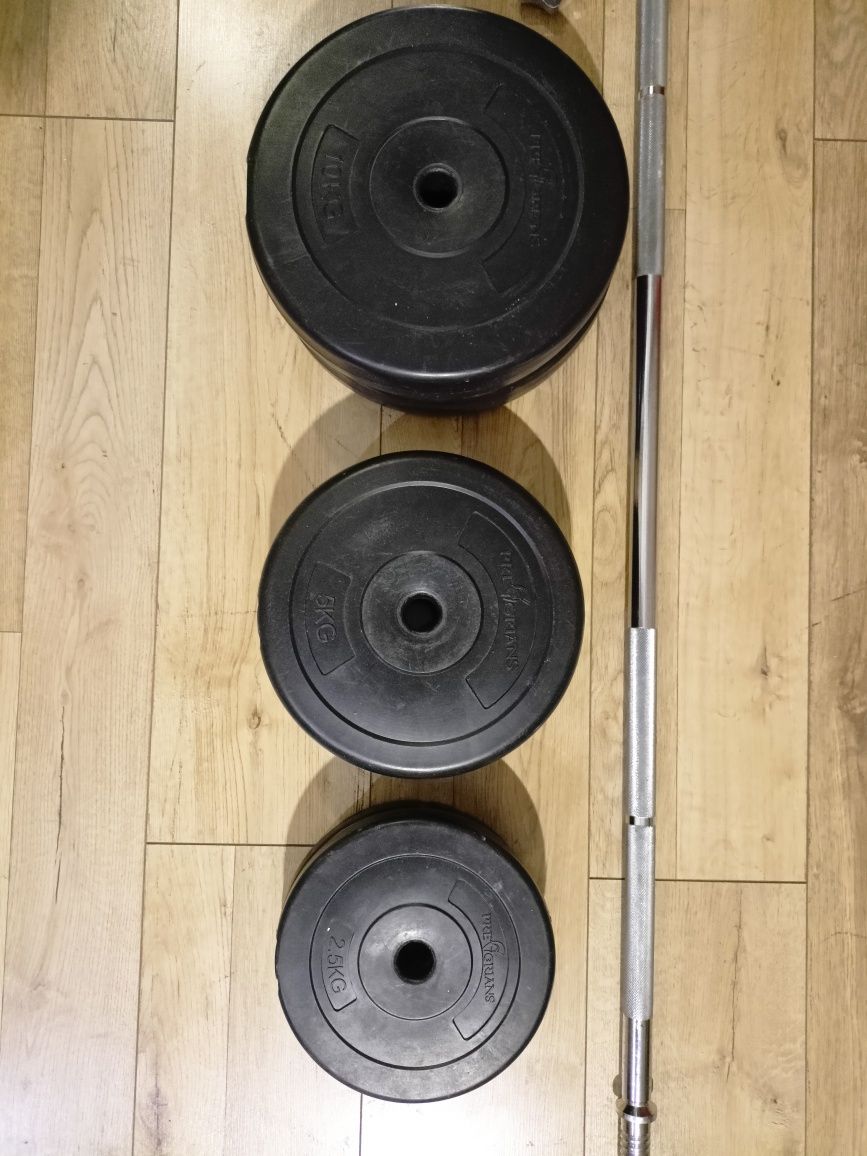 Gryf prosty+ obciążenie 35kg