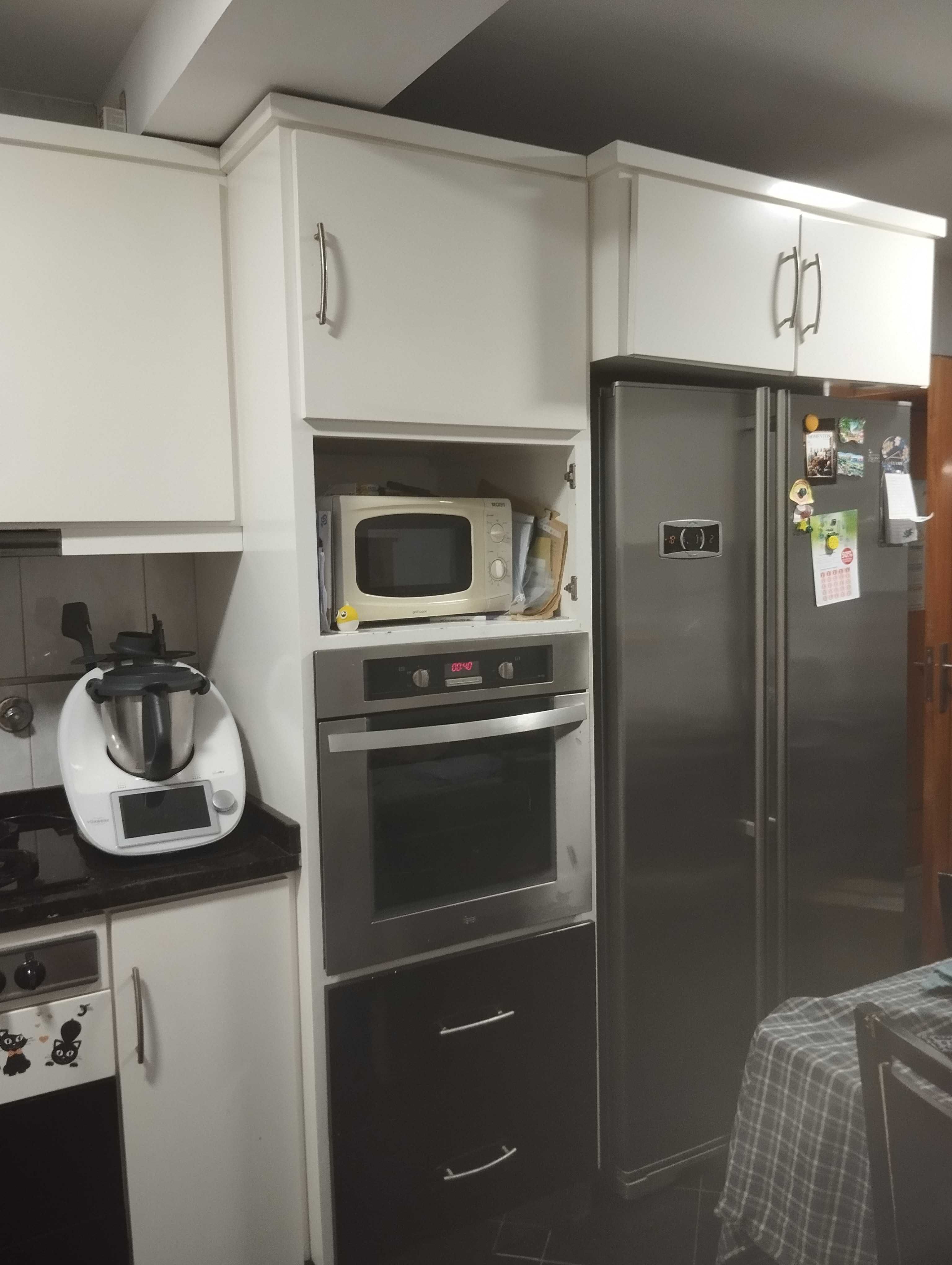 Cozinha MDF lavado branco