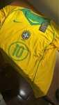 Camisola Seleção Brasileira 2005 Ronaldinho Gaucho #10 - Envio Rapido