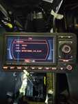 Audi A3 8P RNSE navi radio 2DIN 2 DIN panel kosz radio nawigacja LED