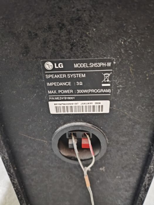 Głośniki kina domowego LG zestaw