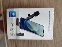 Microfone de lapela sem fio Bluetooth/usb para iPhone