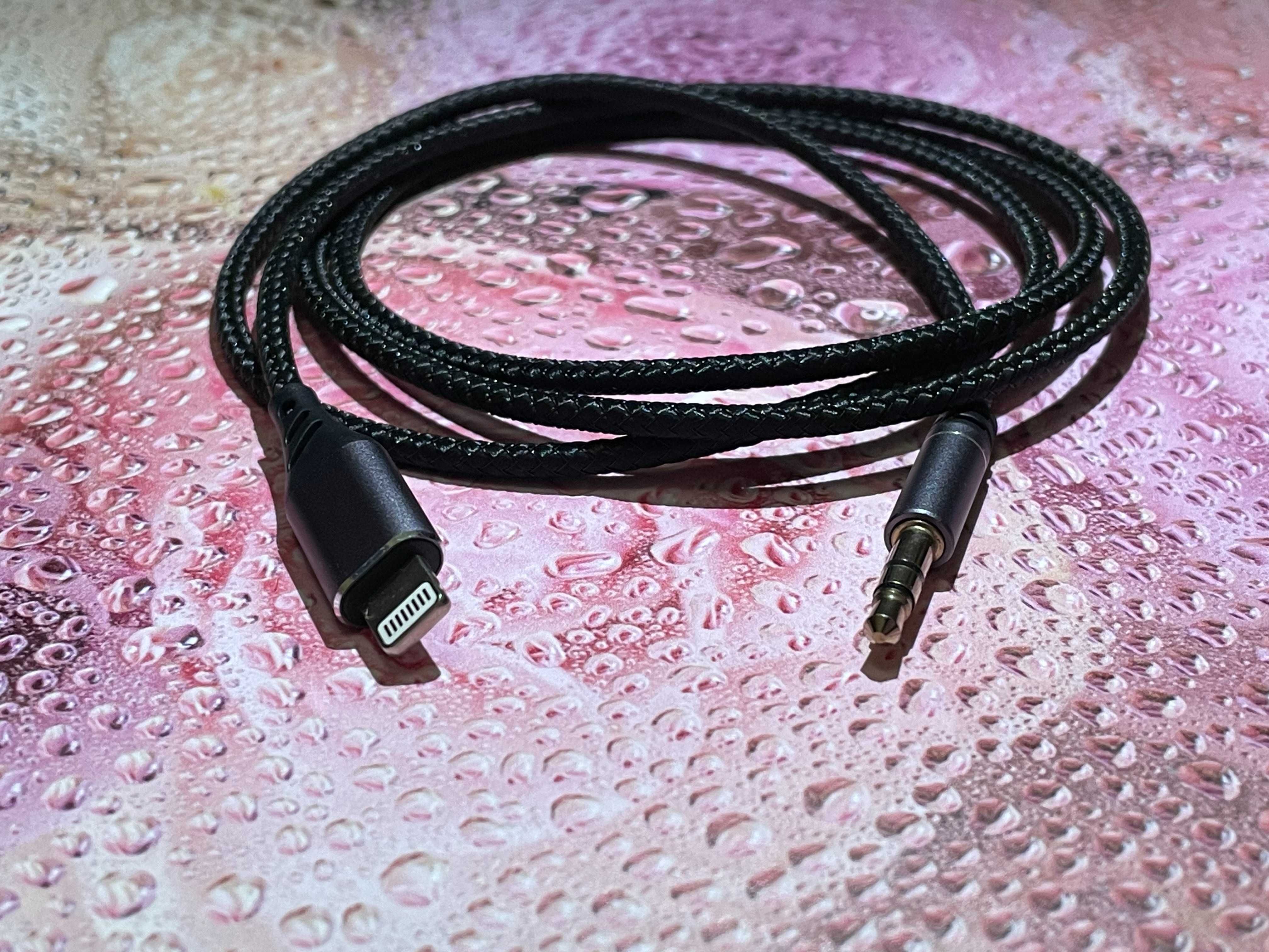 Aux Аукс Айфон AUX jack 3.5mm Lightning Cable iPhone шнур кабель