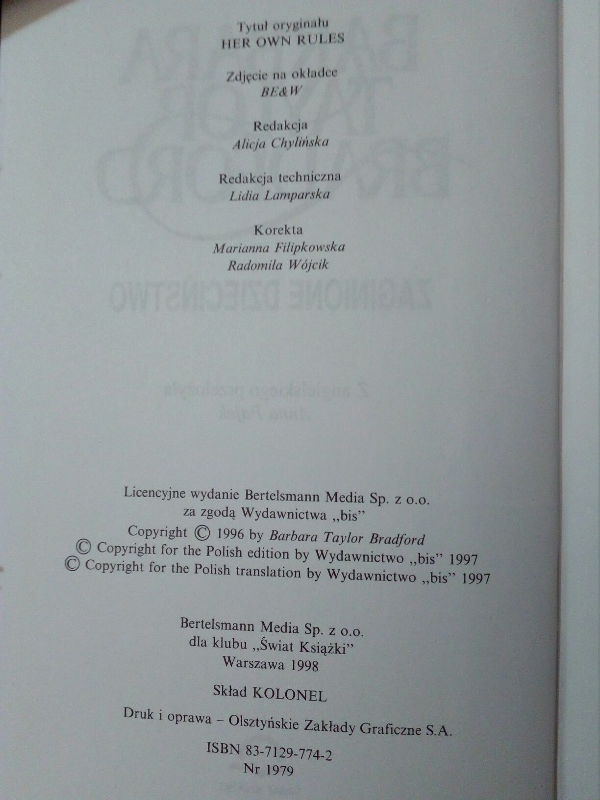 Zaginione dzieciństwo - Barbara Taylor Bradford