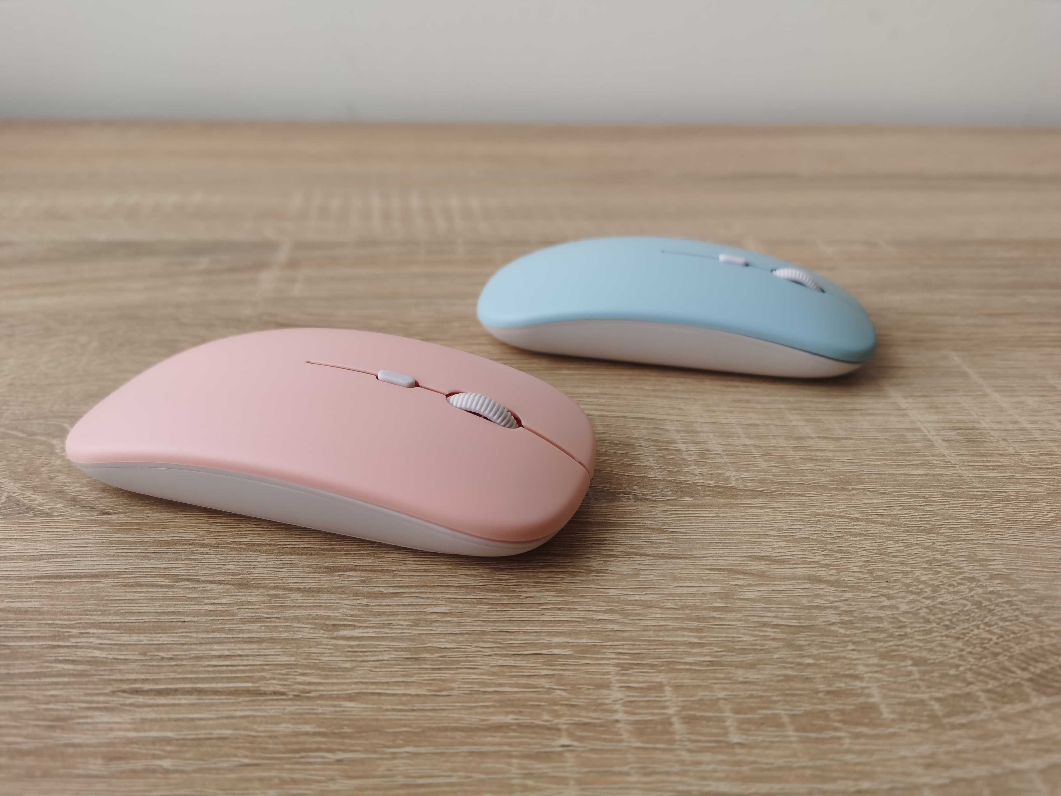 Bluetooth мышка, розовая