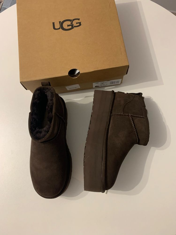 UGG Classic Mini Platform уггі угг шоколадні