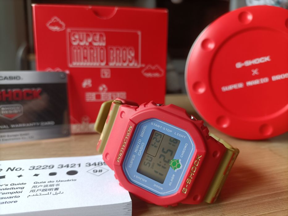 G-SHOCK Super Mario Bros, casio, wersja limitowana, nowy