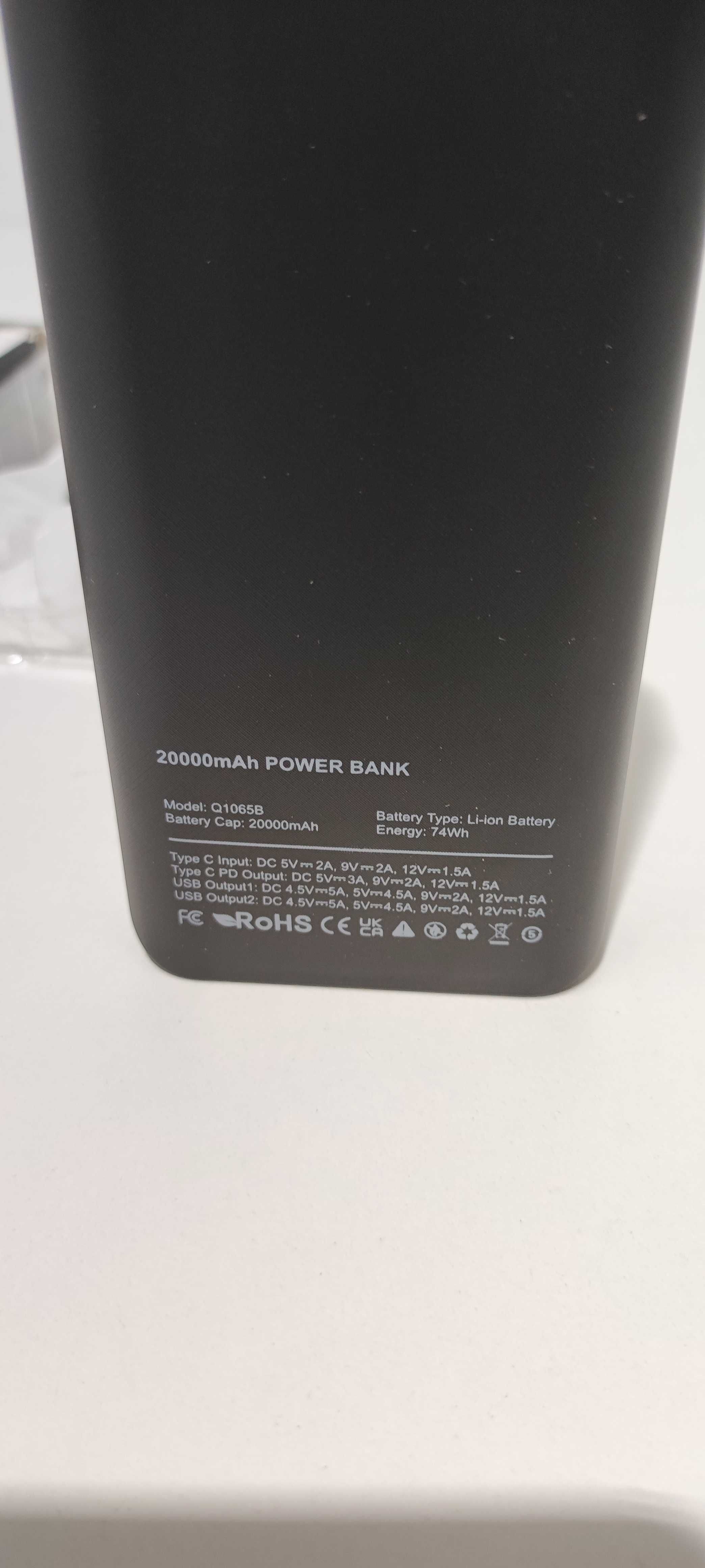 Powerbank Fahefana 20000mA 2x usb usb c