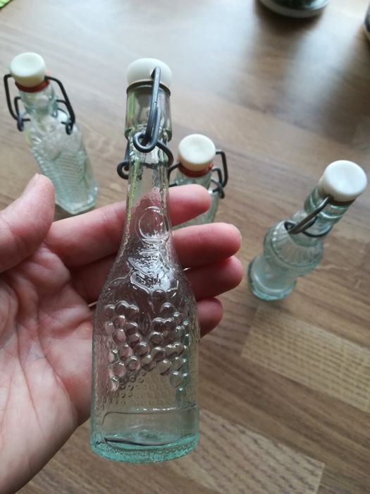 Mini butelki buteleczki ozdobne unikat