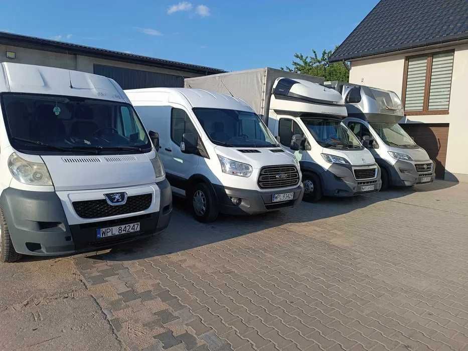 Wynajem bus Peugeot blaszak Fiat Ducato plandeka