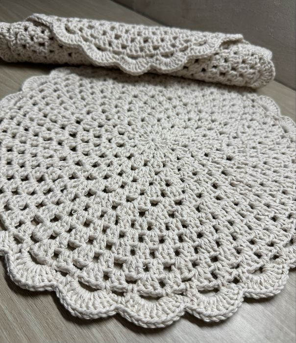 Sousplat de Crochet Modelo Tradicional