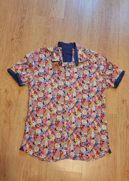 Piękna koszula hawajska, hipisowska,vintage, woodstock. Rozmiar M/L