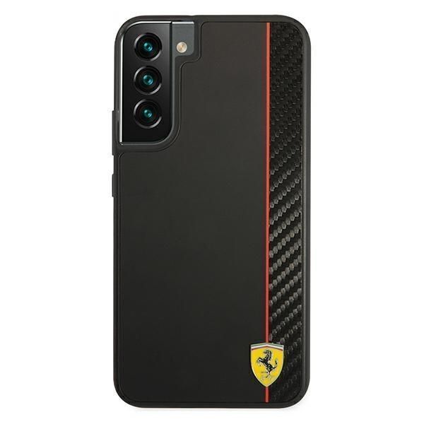 Etui Ferrari S22+ S906 Czarny Na Tył dla Samsung Galaxy S22+