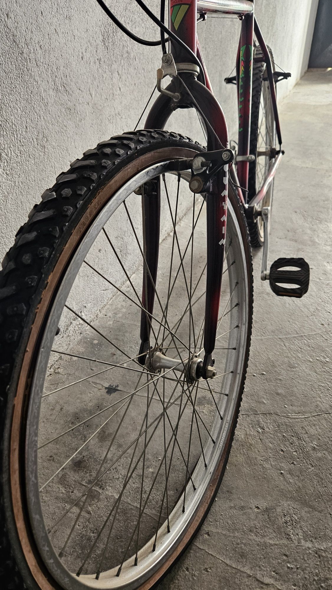 Bicicleta antiga montanha