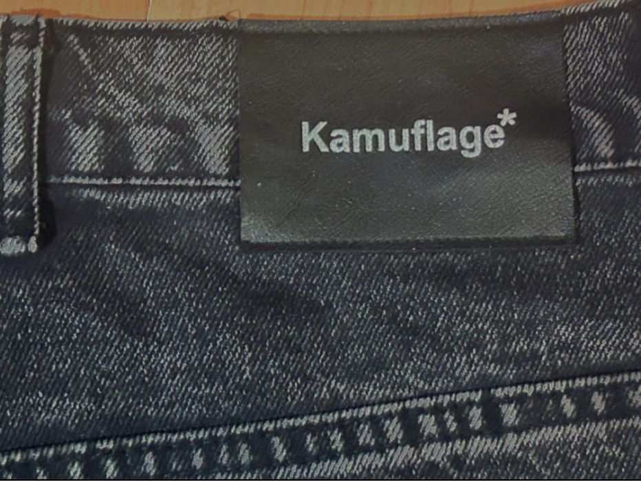 Spodnie kamuflage czarne