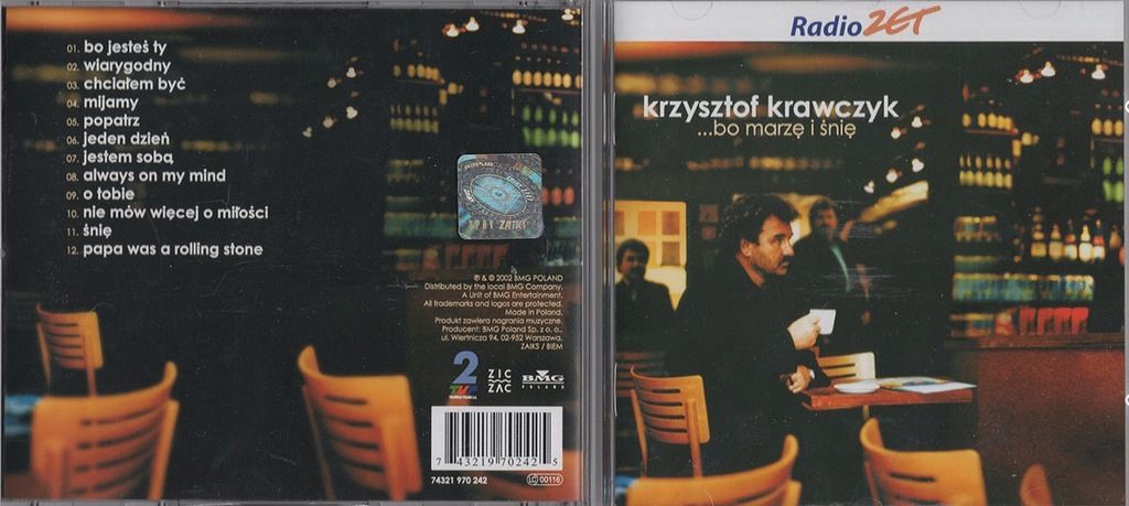 Krzysztof Krawczyk - Bo Marzę I Śnię - CD
