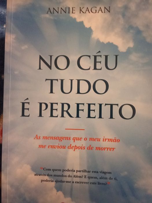 Livro No Céu tudo é perfeito NOVO não foi lido
