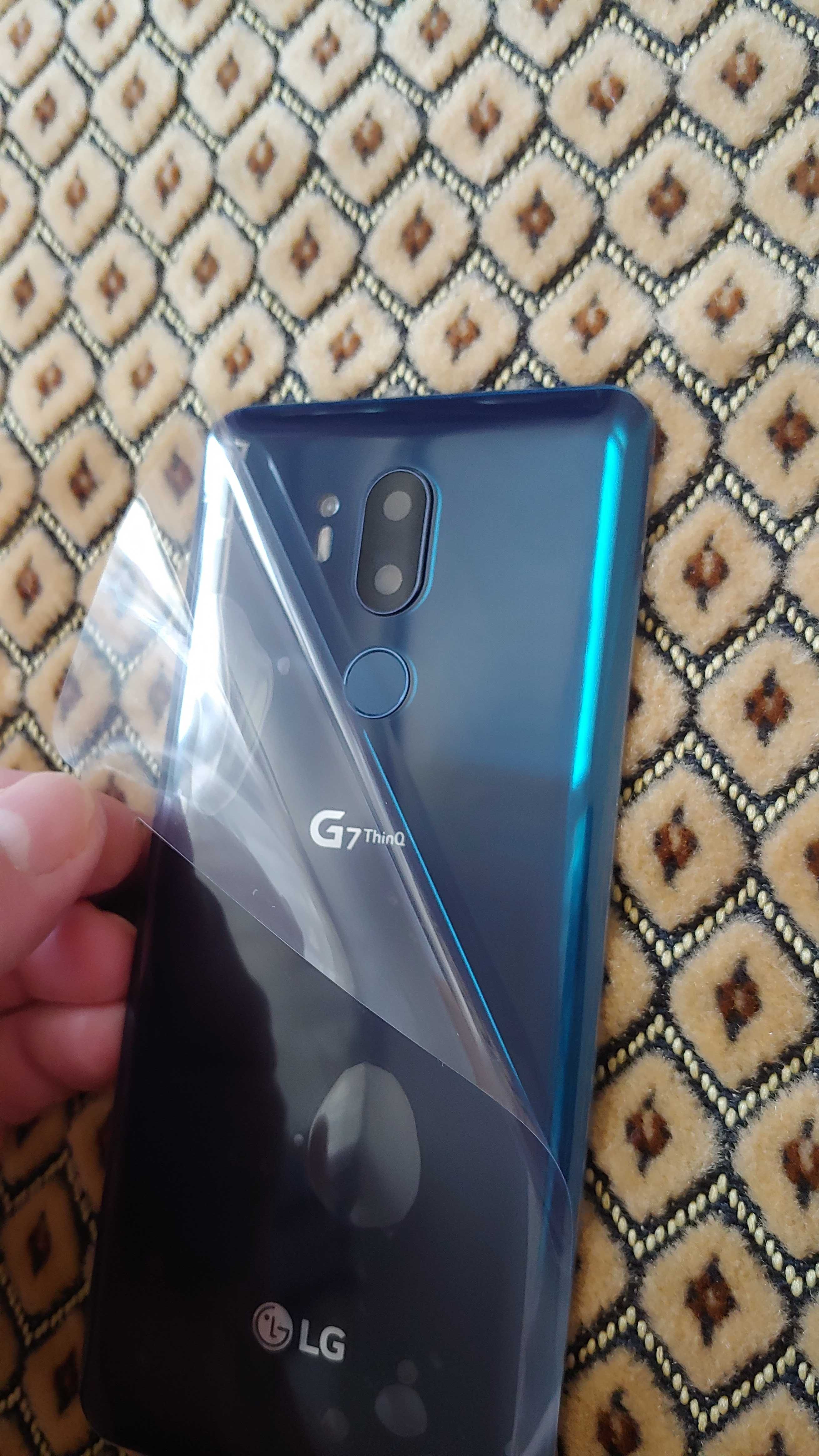 Lg G7 ThinQ Задняя Крышка Полный модуль Линза Сканер Touch ID Новый