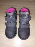 Trampki buty za kostkę czarne w gwiazdki Lasocki kids rozmiar 25 15 cm