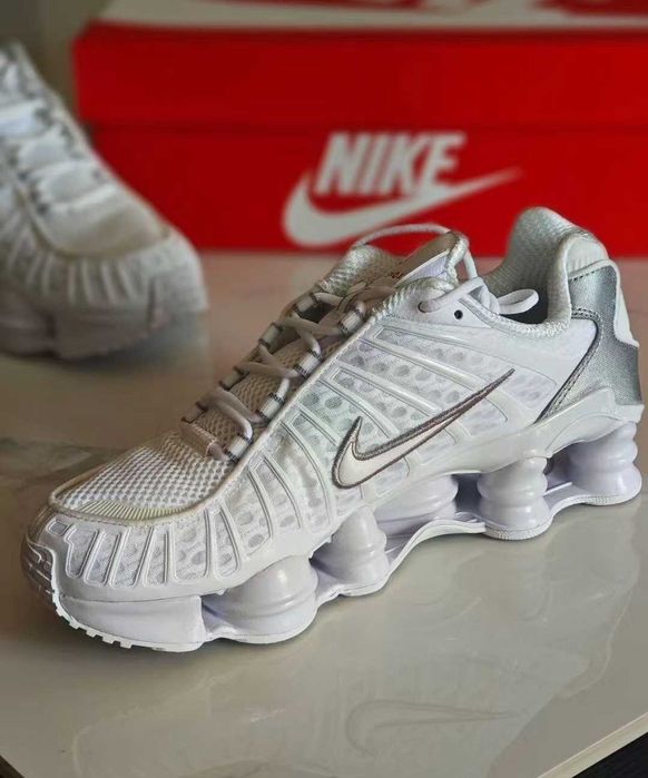 Buty meskie Mokasyny Nike_Shox_TL_White R.41