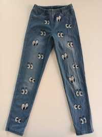 Legginsy jeansowe dla dziewczynki Calzedonia 122-128 cm