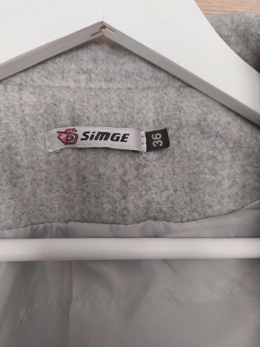 Płaszcz na podszewce szary SIGMA 36