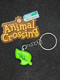 Porta chaves folha do jogo Animal Crossing