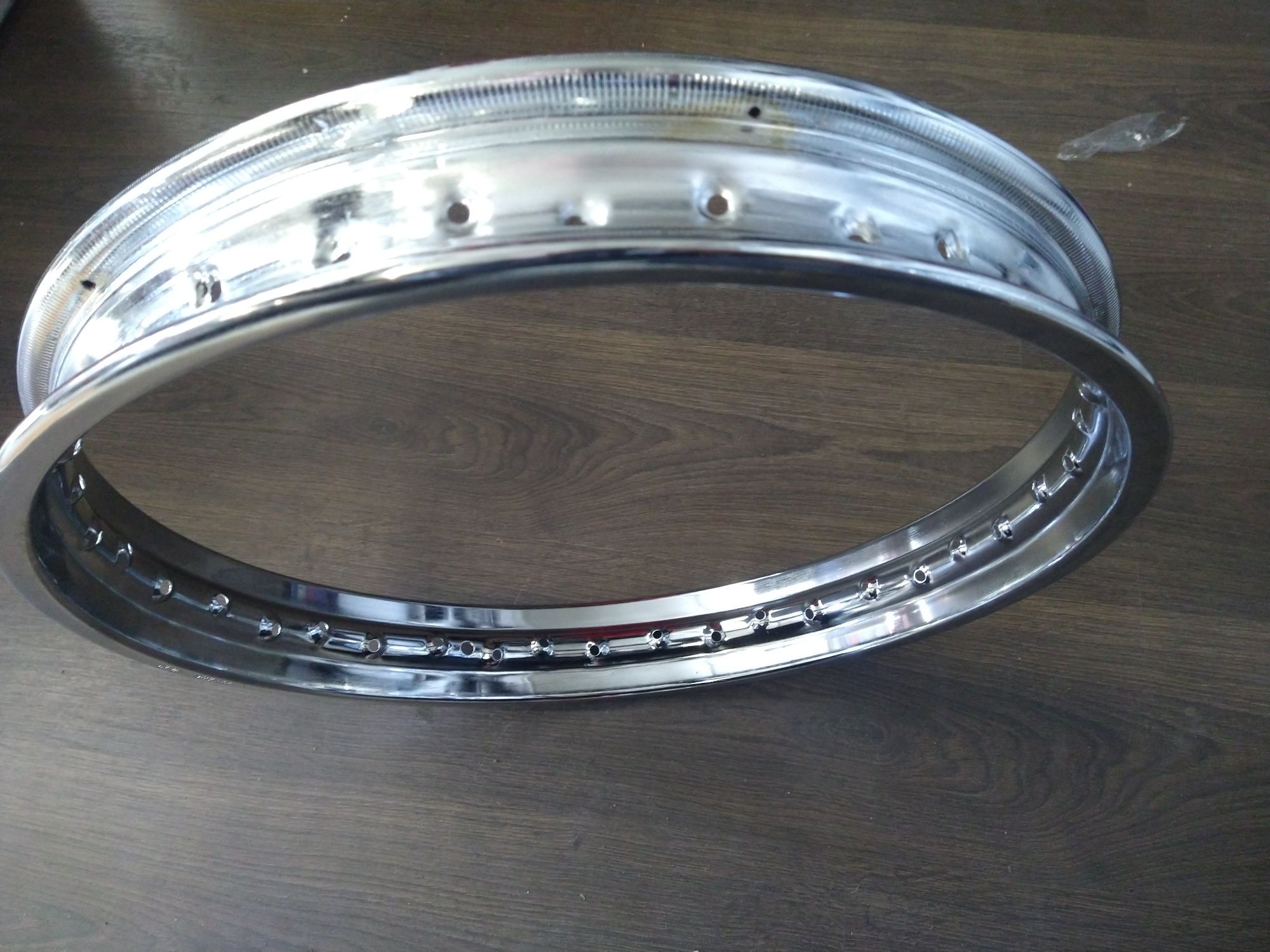 Nowa obręcz felga rafka WSK 18" CHROM