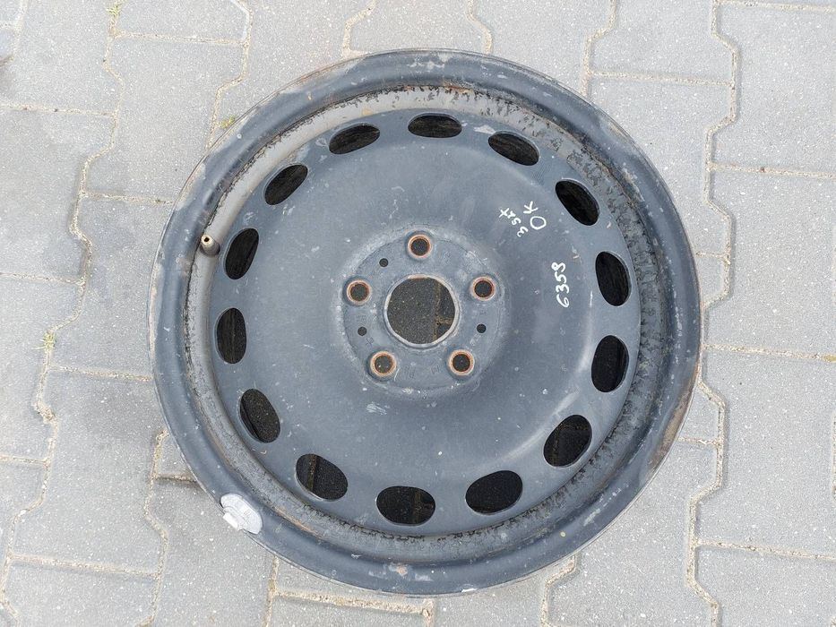 FELGA STALOWA 1 SZT 5x112 6Jx16 ET48 FI57,1 VOLKSWAGEN 5Q0601027BG