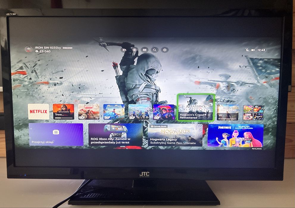 Telewizor/Monitor Led TV 24” JTC  DVB-82407