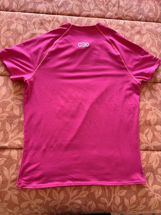 T-shirt de fitness Kalenji fuchsia