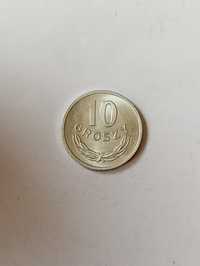 Moneta 10 groszy 1974 r mennicza.