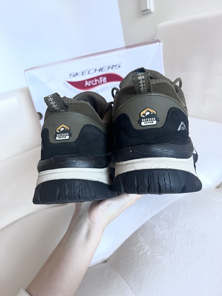 Skechers 44 khaki goodyear buty meskie sportowe wodoodporne waterproof
