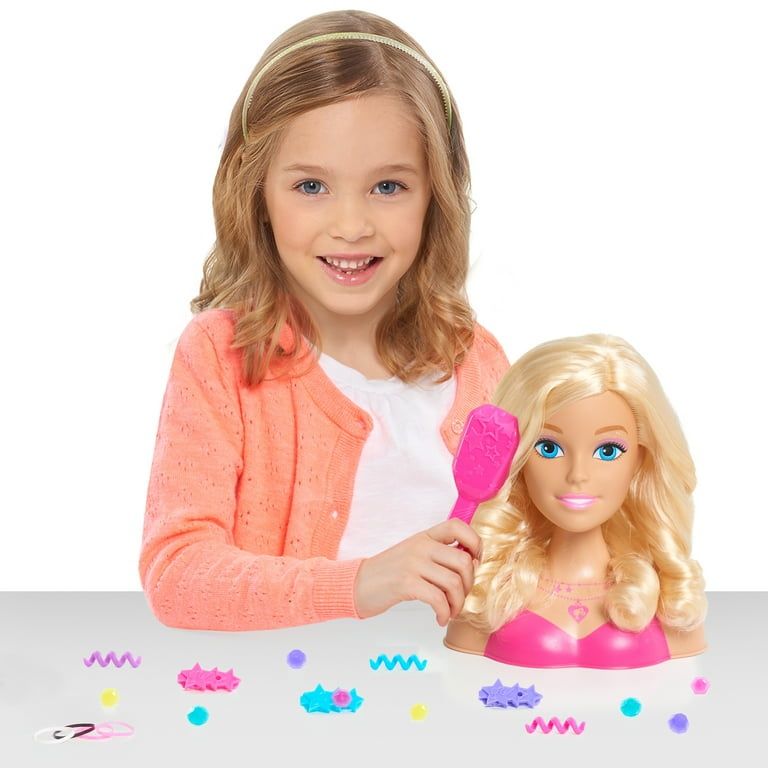 Голова-манекен для створення зачісок Барбі Barbie Styling Head Blonde