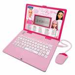 Dwujęzyczny laptop edukacyjny włosko angielski Barbie