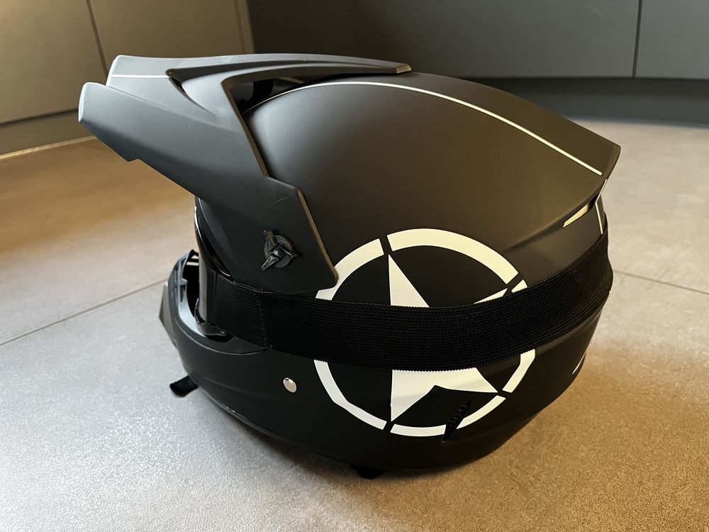 Kask motocyklowy cross enduro atv quad MTB nowy rozmiar L jak UFO ORZ